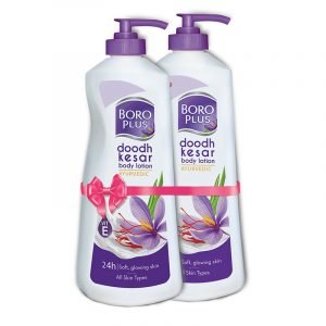 Boro Plus Doodh Kesar Body Lotion 400 ml + 400 ml