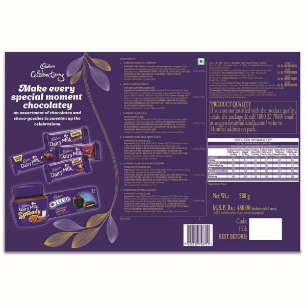 Cadbury Celebration Cross Category Pack, 588 g - Image 2