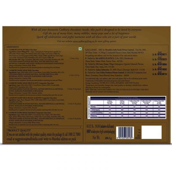 Cadbury Celebration Gift Pack 286.3 g - Image 2