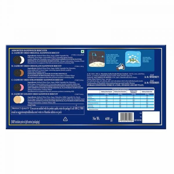 Cadbury Oreo Gift Pack 600 g - Image 2