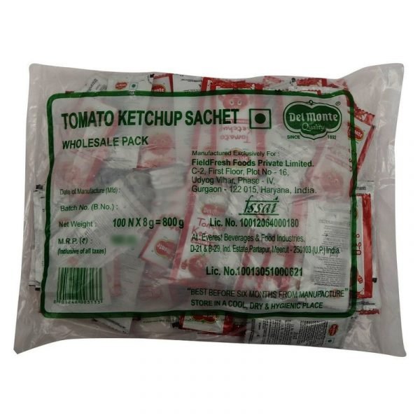 Del Monte Tomato Ketchup Sachet, 100 N (Rs.1 Each)
