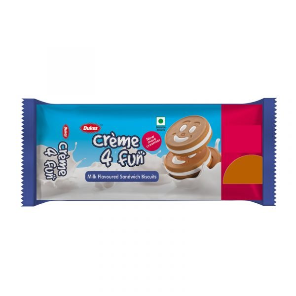 Dukes Cream 4 Fun Milk Biscuits 10 N (Rs. 5 Each)