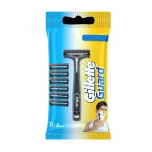 Gillette Guard Razor + Cartridge 1 N + 6 U