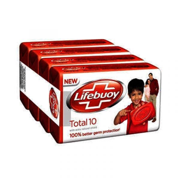Lifebuoy Total Soap 4 N (62 g Each)