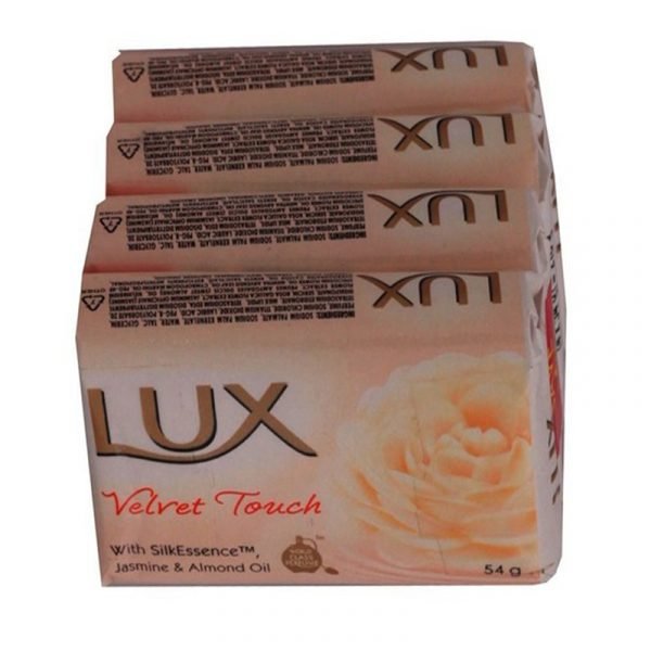 Lux Peach & Cream Soap 4 N ( 57 g Each)