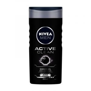 Nivea Active Clean Shower Gel Active Charcoal, 250 ml
