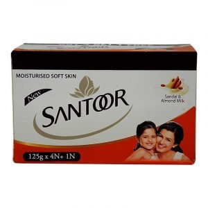 Santoor Sandal & Almond Soap 4 N (125 g Each)