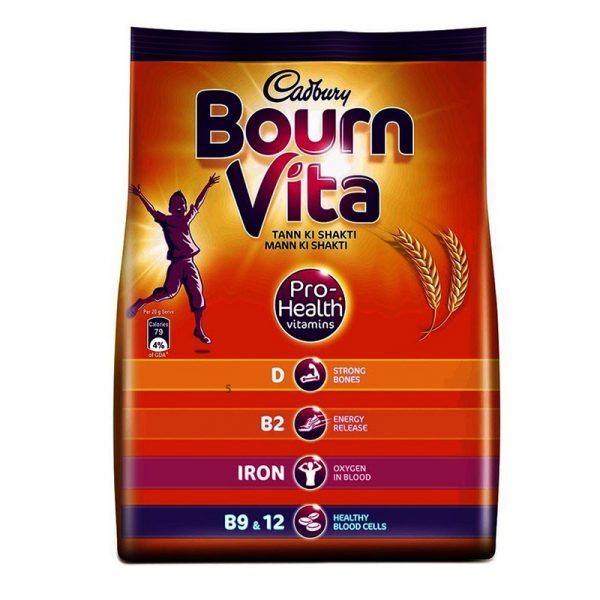 Cadbury Bournvita Chocolate Health Drink Refill, 500 g